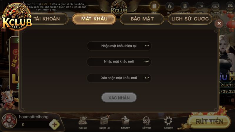 Hướng dẫn cách đổi mật khẩu Kclub vô cùng đơn giản