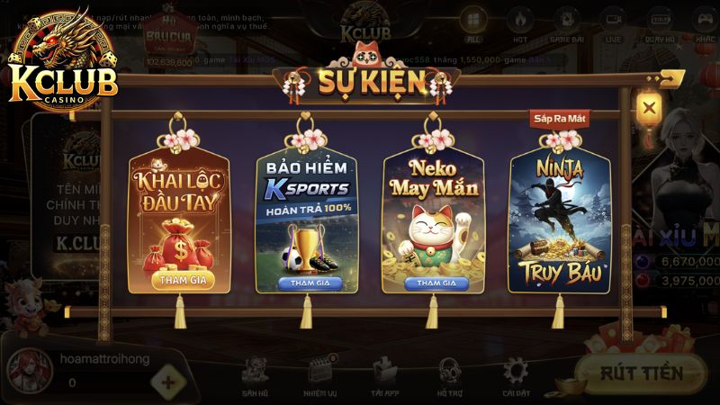 Khám phá tổng quan về sự kiện hoàn cược 100% Kclub