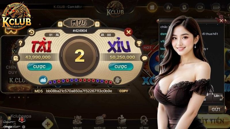 Siêu phẩm chơi game tài xỉu MD5